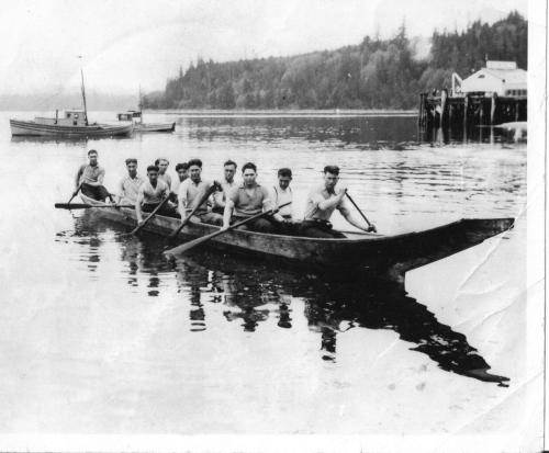 tlawitsis men canoe team